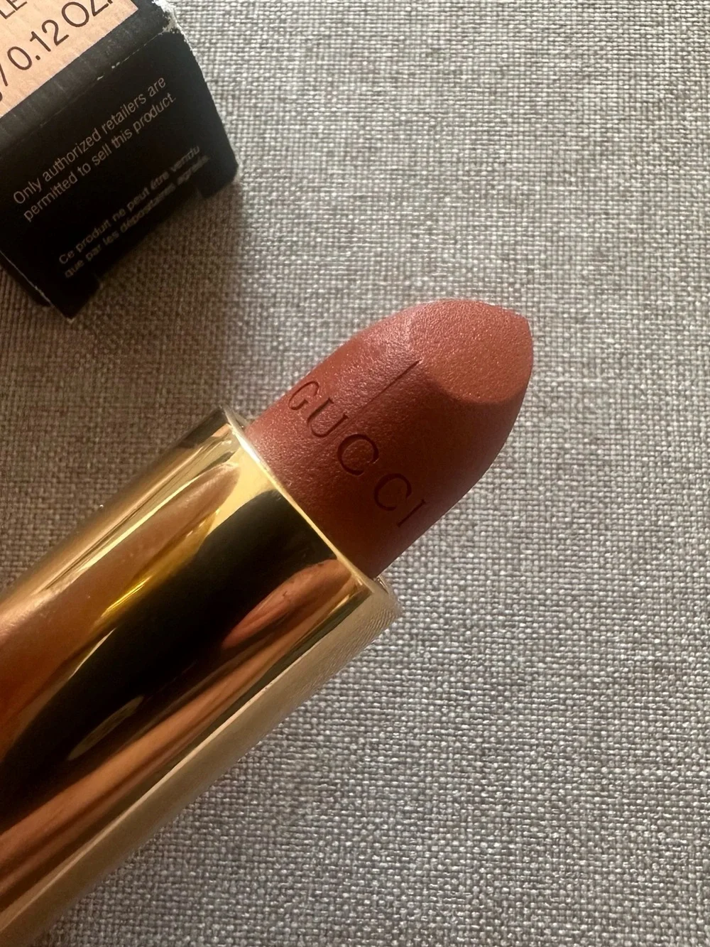 Gucci Matte Lip Colour - Shade 308 Lucy Dark Orange